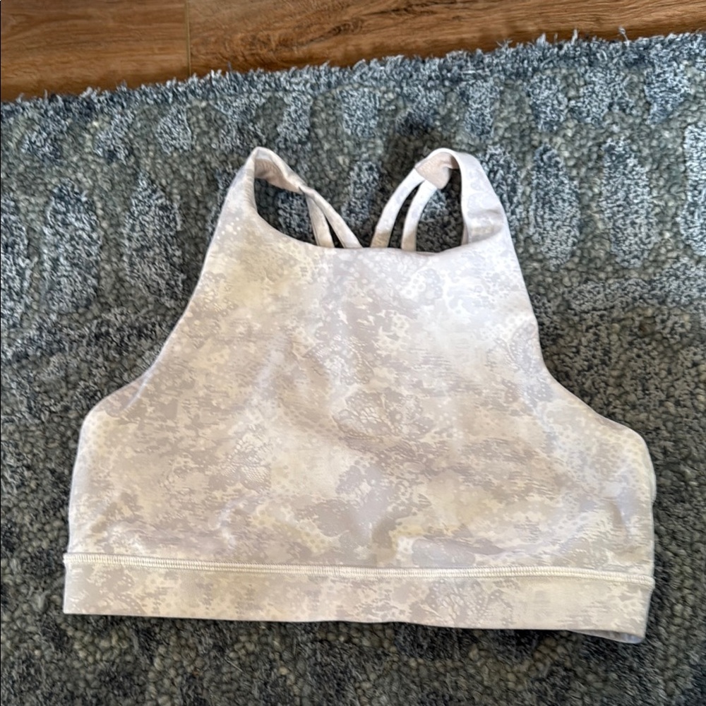 lululemon athletica Cream Patterned Top